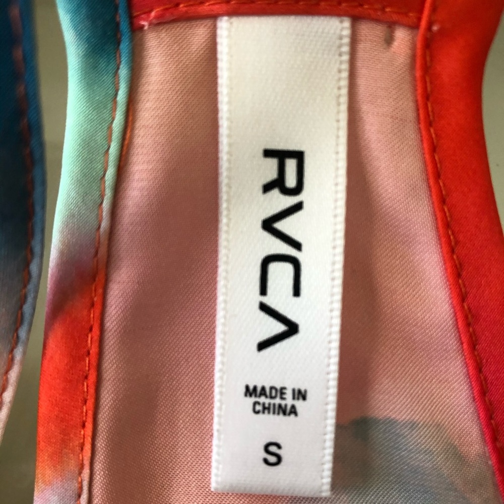 RVCA Watercolor Cutout Tank Top - Picture 3 of 4